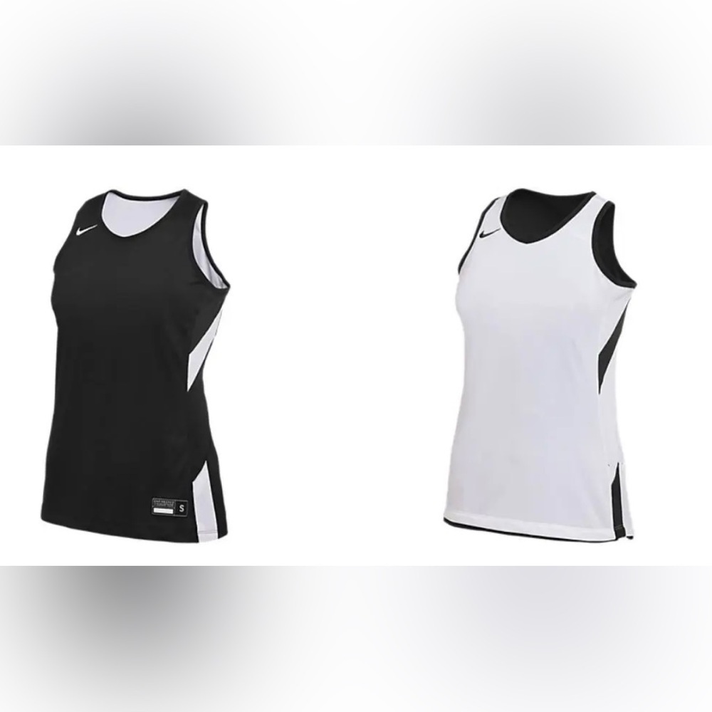 Nike | Tops | XL Nike Womens Basketball Jersey Reversible Gray /White Tank...